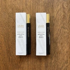Laura Geller Define-N-Tame Brow Lifting Stick Set (2) Units Clear 0.04 oz. NIB