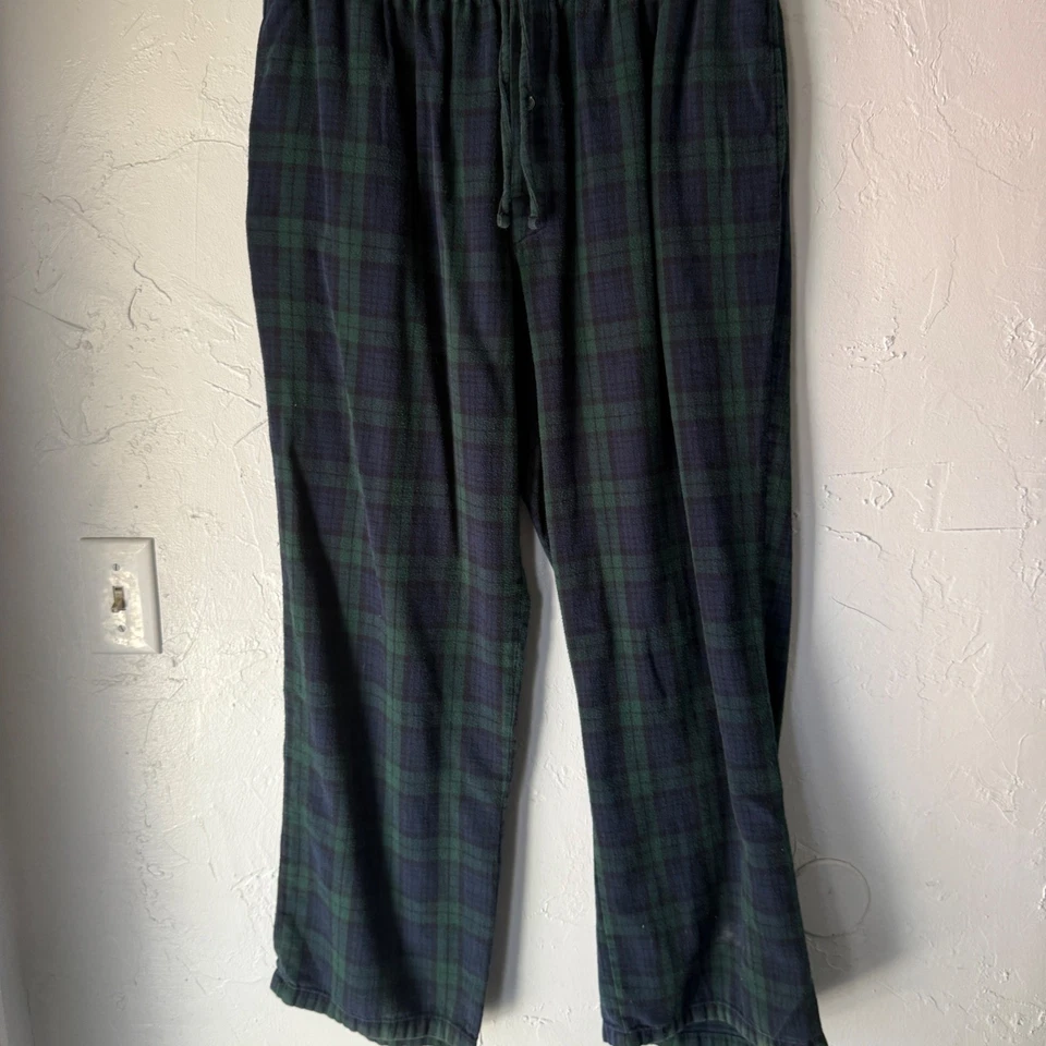 Conjunto de pijama de franela a cuadros Pendleton para hombre L REG manga larga pantalones abotonados Foto 2 de 4