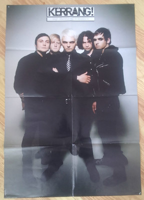 My Chemical Romance / Amy Lee Evanescence Dble Sided Kerrang! Poster 80cm x 34cm