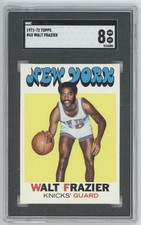1971-72 Topps Basketball #65 Walt Frazier SGC 8 New York Knicks HOF