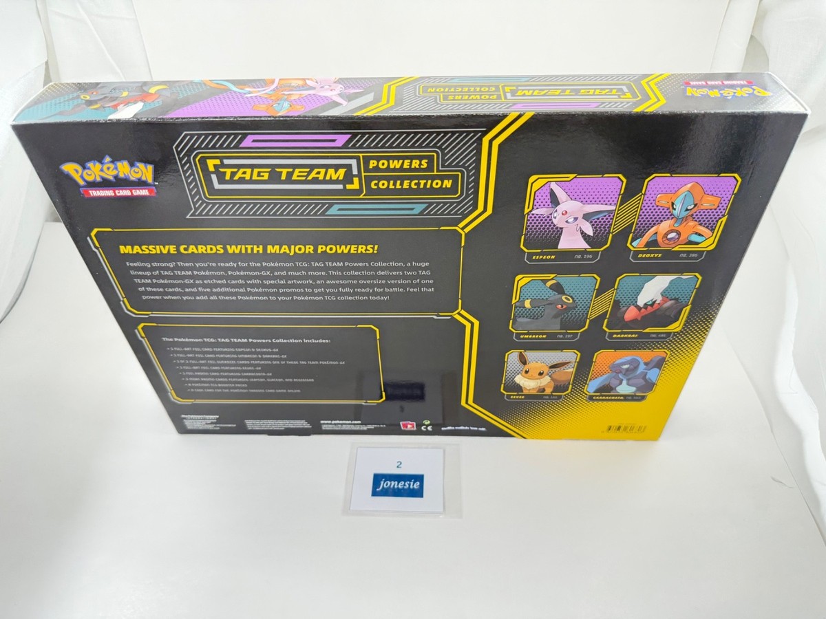 Pokémon TCG: TAG TEAM Powers Collection Box - BRAND NEW Factory