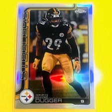 2025 Topps Chrome Football Kyle Dugger #211 Refractor Pittsburgh Steelers NFL