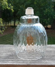 HOMCO 1214-BL Diamond Optic PEG Votive Cup Candle Holder w/NEW GROMMET Peglite