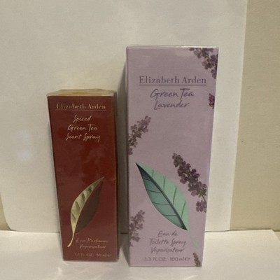 Spiced Green Tea Scent By Elizabeth Arden 1.7 Fl.oz EDP +Green Tea Lavender3.3oz