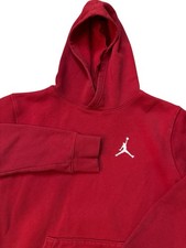 Jordan Hoodie Youth Size Large 12-13 Yrs Red/Maroon Jumpman Logo Hooded