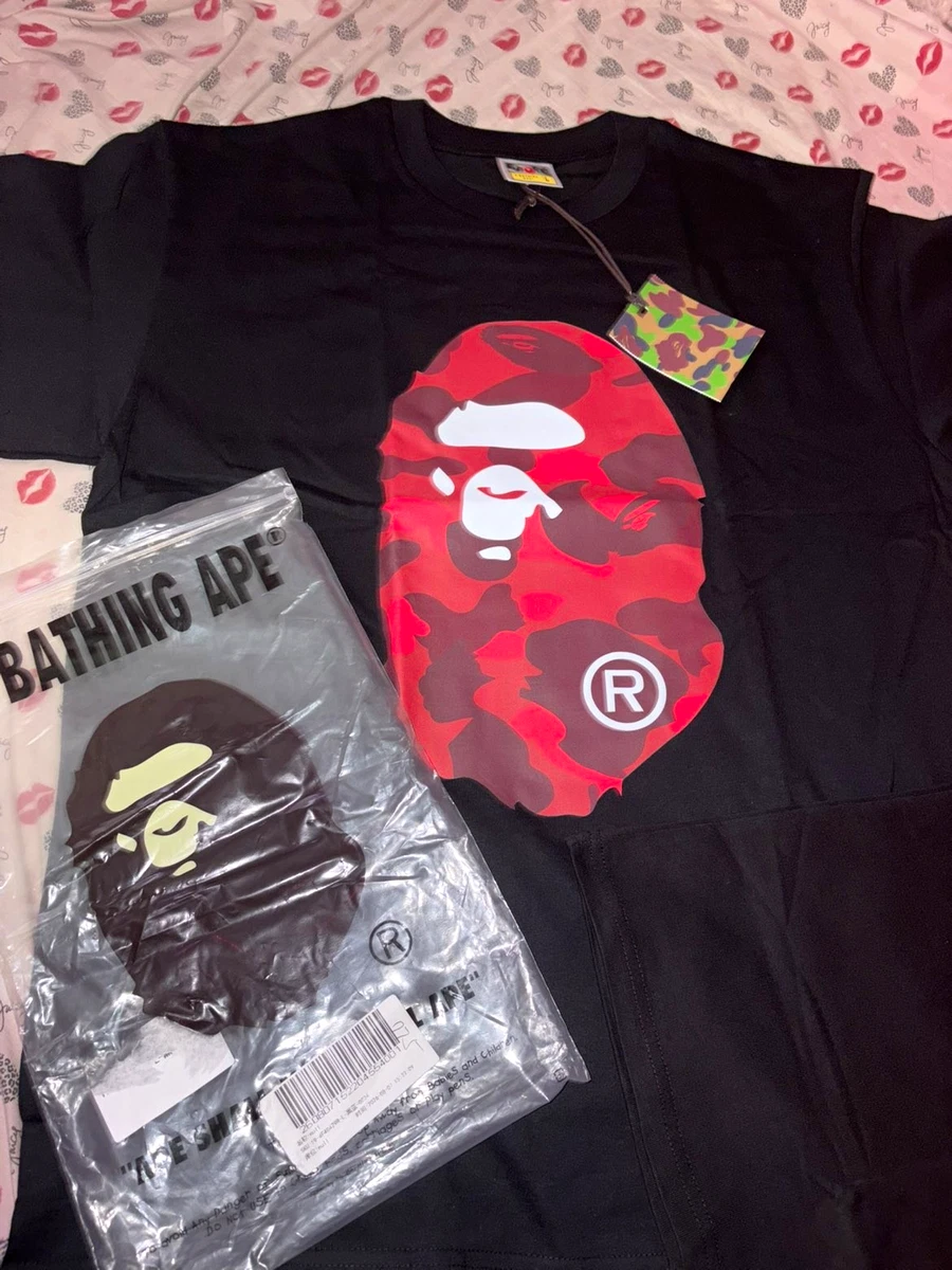 A Bathing Ape Red Shirts for Men for sale | eBay