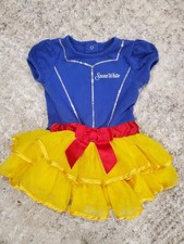 Disney Store Baby Snow White Princess Bodysuit Costume Tutu Skirt Bow 18 Months