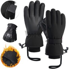 Warm Waterproof Ski Gloves Touchscreen Ready Insulated for Cycling and Skiing