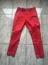 Brooks Brothers 346 Men  s Red Lightweight Advantage Chino Milano Pants Sz 30X32