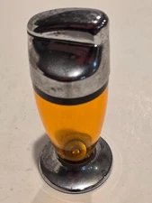 Vintage table Lighter Right Point Co. St Louis MO Orange Mid Century Modern