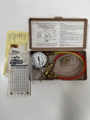 Sid Harvey P115-2 Kwik Check II Oil PUMP Pressure & Cutoff TESTER