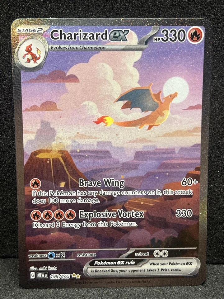 Charizard ex 199/165 Sv: Scarlet & Violet 151 Holo
