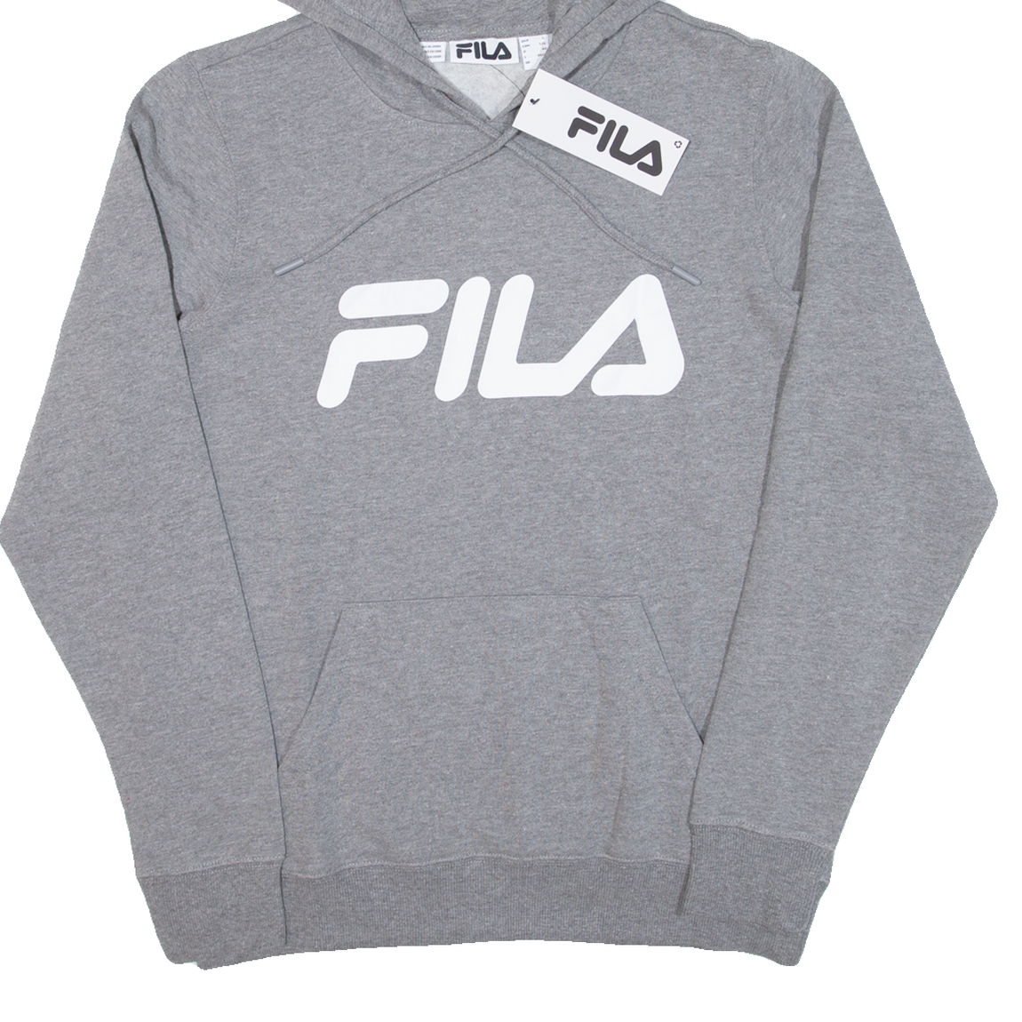 Felpa con cappuccio FILA donna grigia UK 14