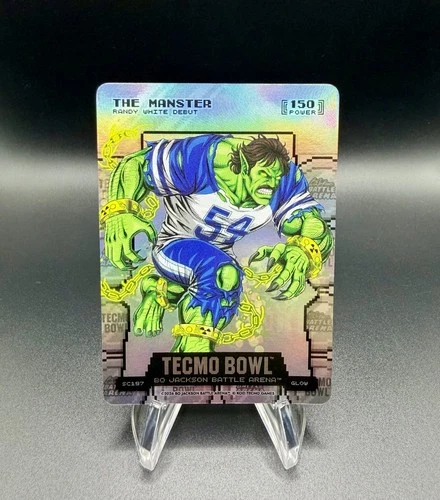 2026 Bo Jax Battle Arena Tecmo The Manster-Randy White DEBUT Silver Coin SP