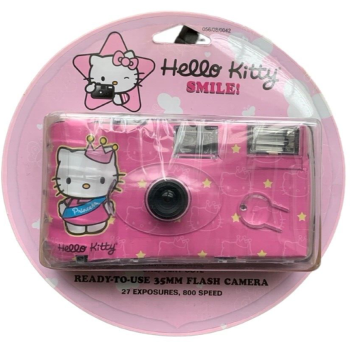Vintage Hello Kitty Collectible Single Use Ready To Use 35mm Flash Camera NIB - Picture 1 of 4