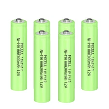 6X PKCELL AAA Rechargeable Batteries Ni-Mh 1.2V 300mAh for Solar Lights Toys US