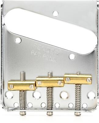 Fender 3-saddle American Vintage Telecaster Bridge Assembly - Chrome