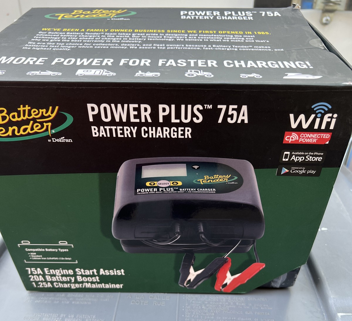 Deltran Battery Tender Power Plus 75A WIFI Battery Charger | eBay