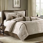 Ultra Soft Cozy Corduroy Taupe Beige Tan Log Cabin Lodge Brown Comforter Set