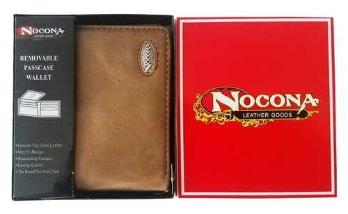Nocona Soft Brown Leather Signature Bi-fold Wallet – Customizable - Picture 315 of 351