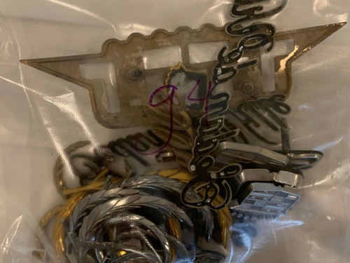 Lot of Cadillac Emblems 1970-1979 Wreath Seville Fleetwood Sedan Deville Trunk - Picture 10 of 12