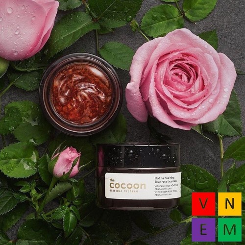 2 Boxes Cocoon True Rose Face Mask 30ml Moisturizing Rose Face Mask For Dry Skin - Picture 1 of 9