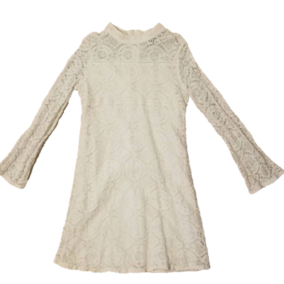 Zunie Girls Lace Long Sleeve Lined Dress(IVORY 16)NWT Zunie Girls Lace Long Sleeve Lined Dress(IVORY 16)NWT