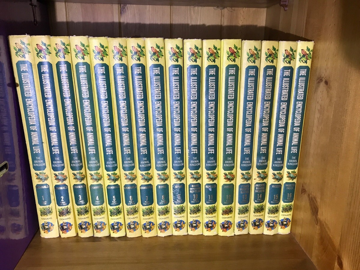 全巻セット ANIMAL LIFE VINTAGE,1964, The Illustrated Encyclopedia Of Animal Life, Volumes