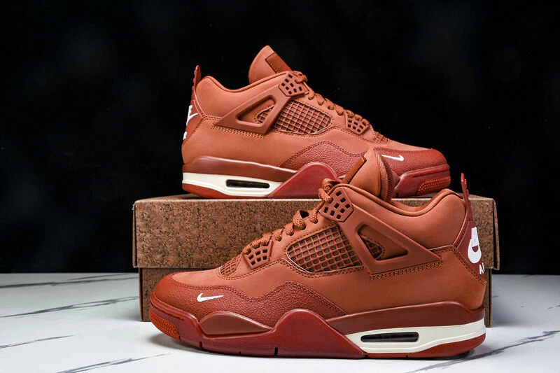 Air Jordan 4 Retro OG SP Nigel Sylvester Brick por Brick HF4340-800 Tamanho 4-13 - Imagem 2 de 4