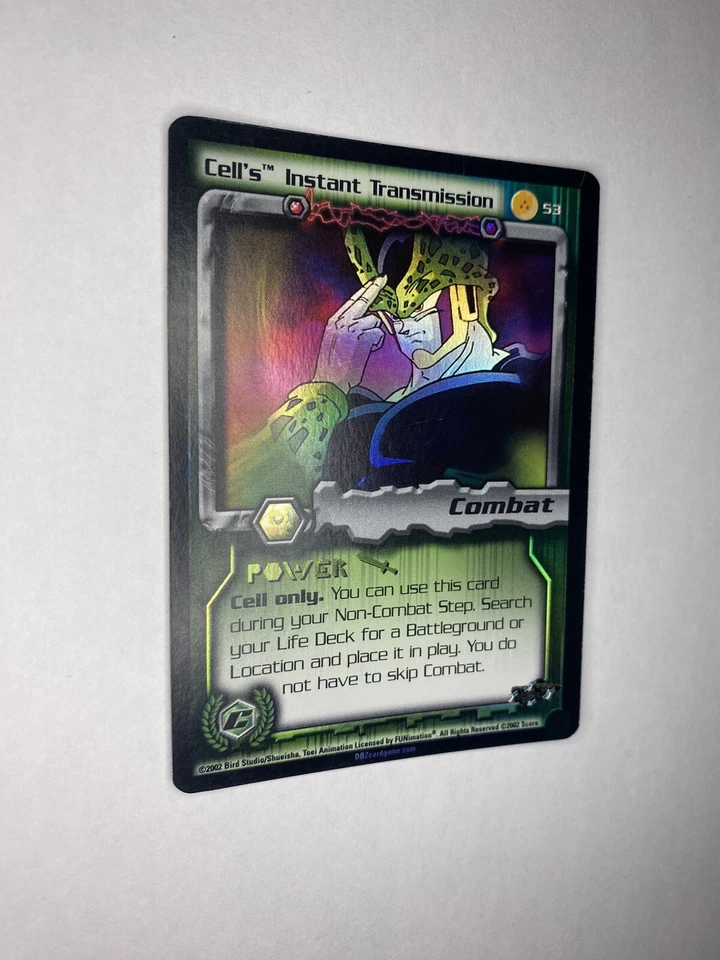 Dragon Ball Z TCG Cell’s Instant Transmission Foil Unlimited Score 53 DBZ CCG - Image 3 of 4