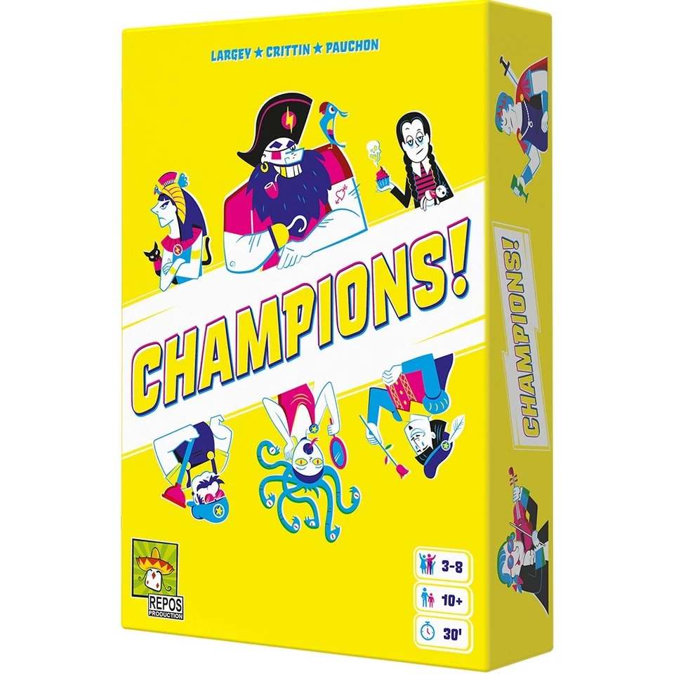 CHAMPIONS! Board Game Repos Production NIB