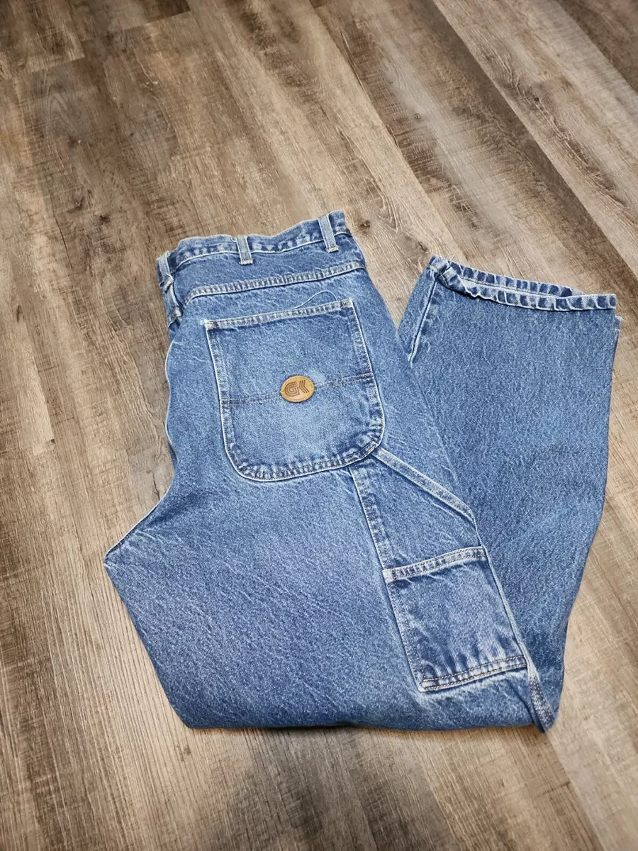 Men's red kap carpenter jeans hot sale