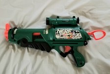Nerf Hyper Sight Dart Gun Green and Orange Great Nerf Gun No Darts - Works