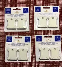 4X Pkg of 28 DMC Plastic Floss Bobbins