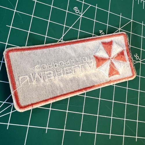 🔥 Umbrella Corporation Embroidered Iron On Patch LARGE 4” Resident Evil Zombie - Picture 4 of 5