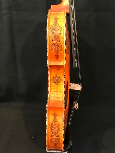 Deluxe ausgefallene norwegische Geige 4/4 Geige Hardanger Geige, toller Klang - Bild 8 von 10
