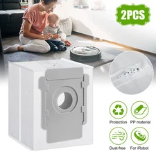 2Pcs Reusable Zippered Dust Bag for iRobot Roomba Vacuum i3 i4 i6 i7 i8 s9+ Plus