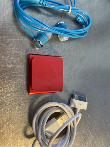 Product Red Apple iPod Nano 6th Gen 16 GB New Battery. flawless screen - Picture 4 of 4