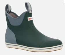 XTRATUF Men's Ankle Deck Boots XMAB-302 Green Gray