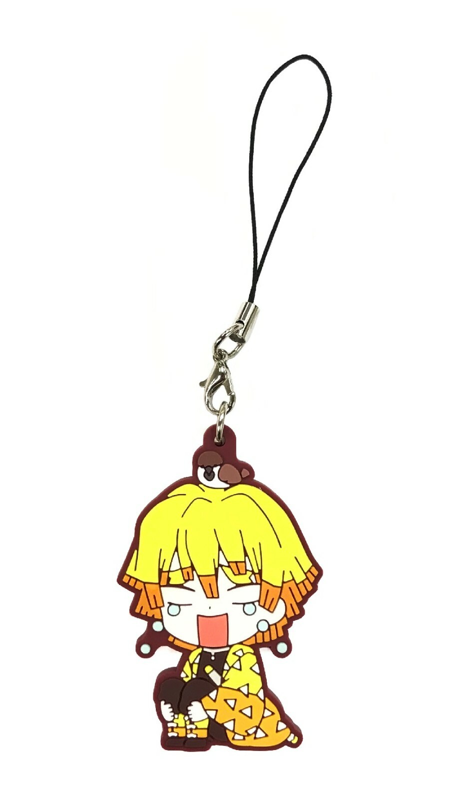 Demon Slayer Kimetsu no Yaiba Anime Strap Keychain CharmZenitsu