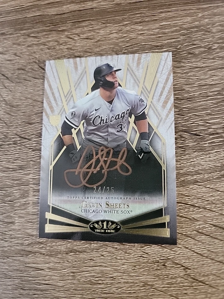 2022 Topps Tier One Break Out Auto /25 Gavin Sheets #BOA-GS Rookie Auto RC - Image 4 of 4