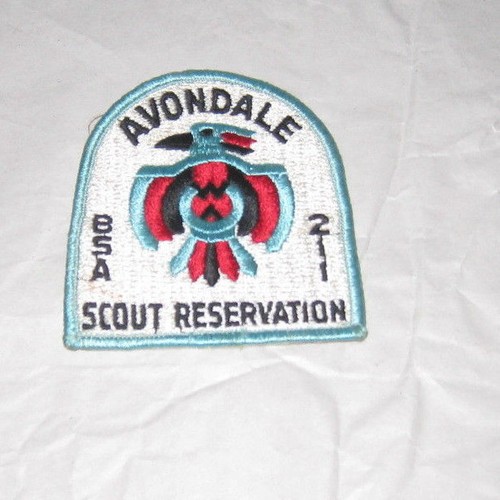 Vintage Avondale 211 BSA Boys Scouts of America Scout Reservation Patch unbenutzt. - Bild 3 von 4