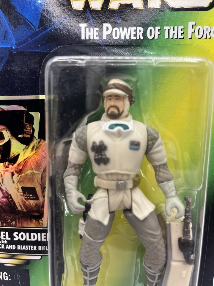 Star Wars Power Of The Force – Action Figure Hoth Rebel Soldier, 12 Cm, Green Card - 4
