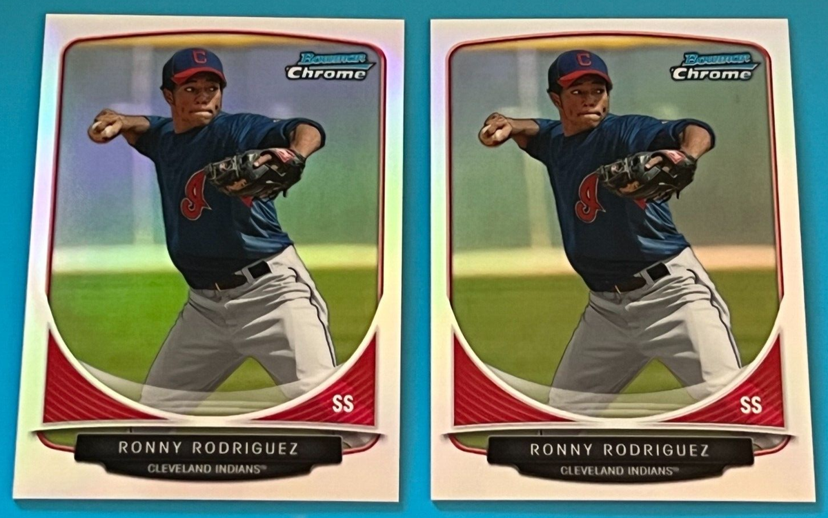 2ct. 2013 BOWMAN CHROME - REFRACTOR - RONNY RODRIGUEZ (RC's