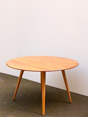 Vintage Ercol Windsor Blonde Drop Leaf Elm Beech Restored