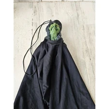 Paper magic mini witch 2003 vintage hanging Halloween decor