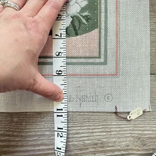 Vintage Jane Aurich Flower Needlepoint Canvas, Single Sheet - Picture 8 of 10