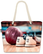 Bowling-Kugel Bowlingbahn Beach Bag kegeln schuh böden hobby spaß betätigung fr