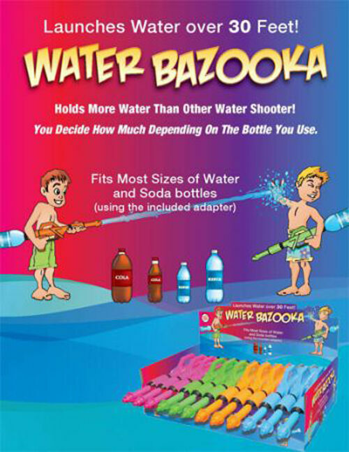 Toysmith Water Bazooka Water Gun Blaster Pink eBay