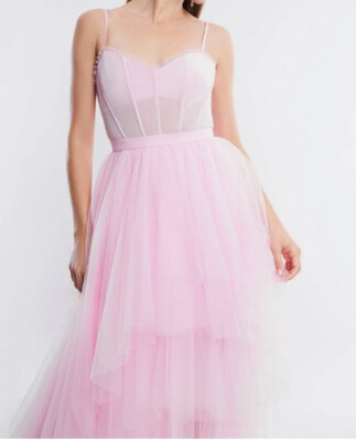 NWT BCBGMAXAZRIA Pink Tulle Ball Gown Dress Size 6 Wedding/Party | eBay NWT BCBGMAXAZRIA Pink Tulle Ball Gown Dress Size 6 Wedding/Party | eBay
